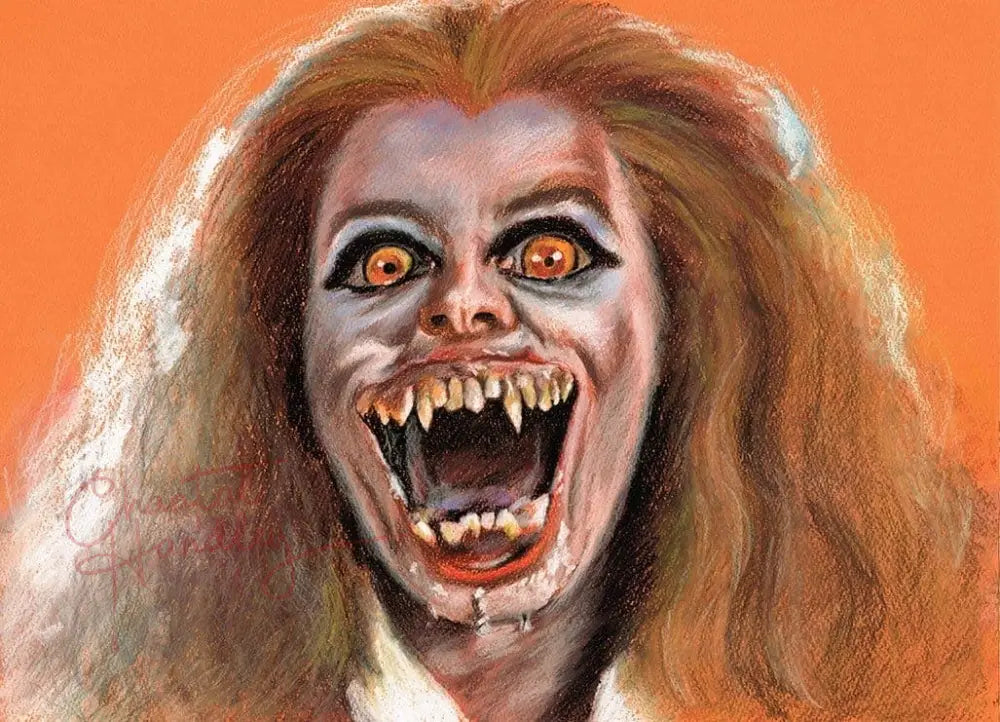 ChantalLauraHandley ORIGINAL ARTWORK Fright Night - Original Pastel Artwork