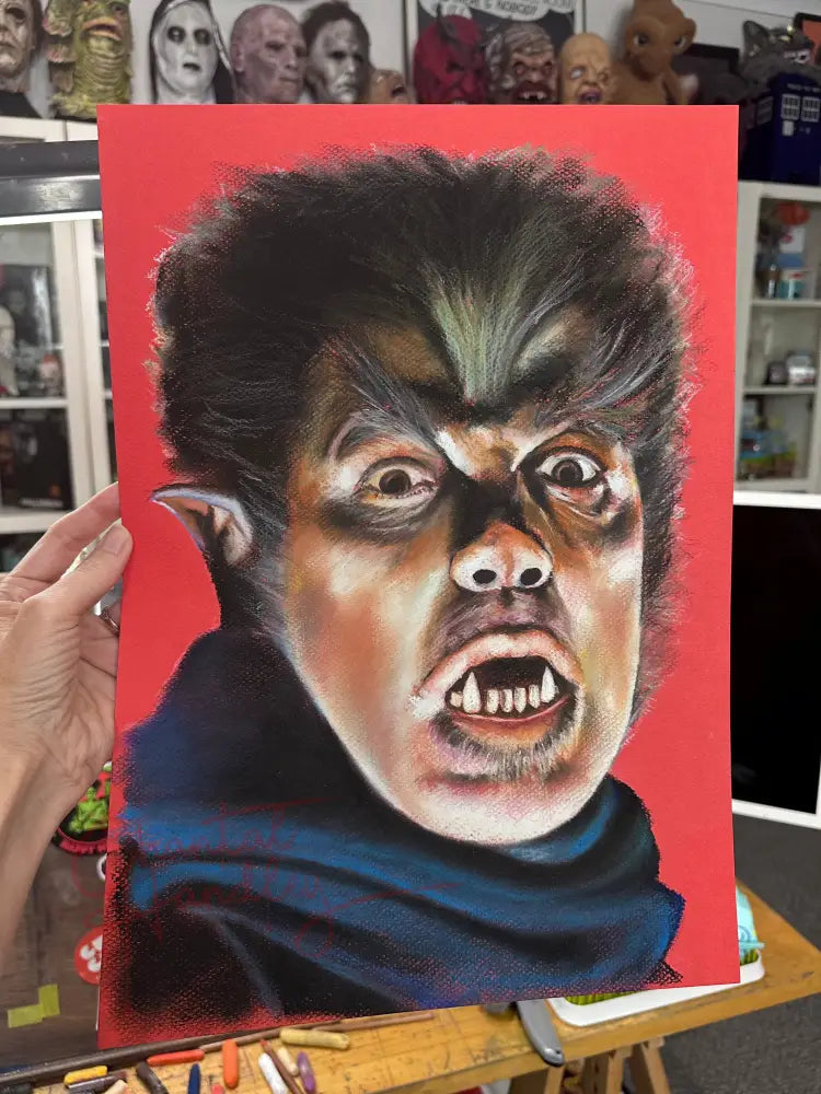 ChantalLauraHandley ORIGINAL ARTWORK Henry Hull - Werewolf of London