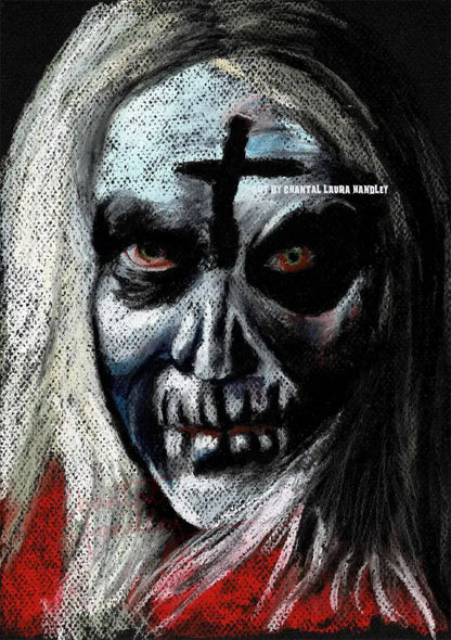 ChantalLauraHandley ORIGINAL ARTWORK HOUSE OF 1000 CORPSES - Original Pastel Drawing