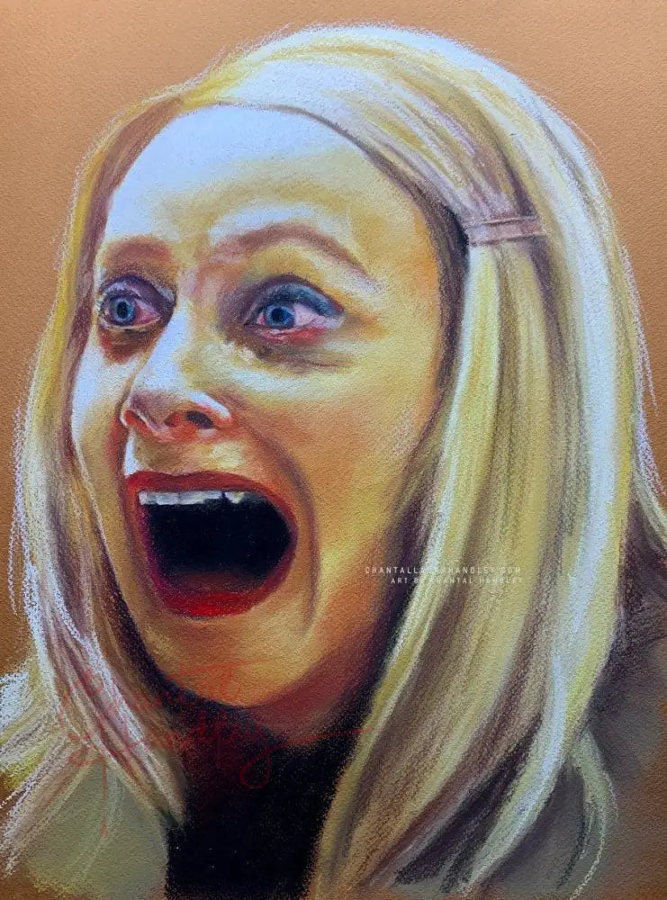 ChantalLauraHandley ORIGINAL ARTWORK Jakobs Wife - Original Pastel Artwork