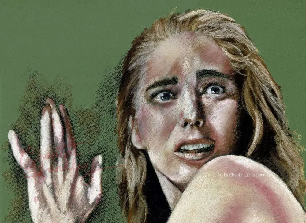 ChantalLauraHandley ORIGINAL ARTWORK Julie Adams - Creature from the Black Lagoon