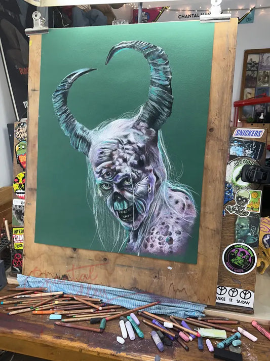 ChantalLauraHandley ORIGINAL ARTWORK Lamashtu - The Exorcist