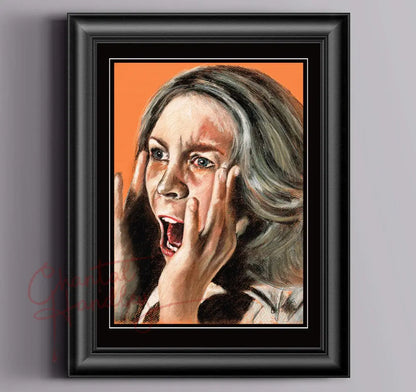 ChantalLauraHandley ORIGINAL ARTWORK Laurie Strode - Original Pastel Artwork