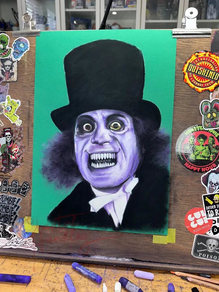 ChantalLauraHandley ORIGINAL ARTWORK Lon Chaney - Original Pastel Artwork