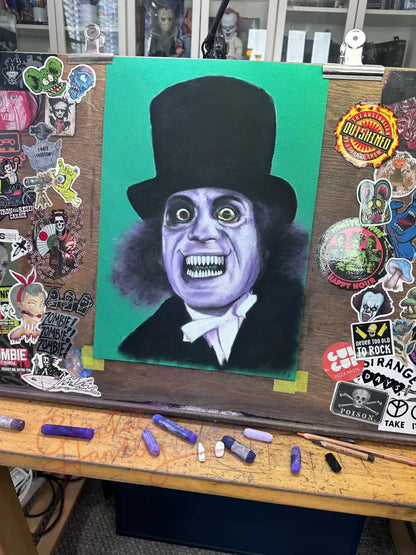 ChantalLauraHandley ORIGINAL ARTWORK Lon Chaney - Original Pastel Artwork