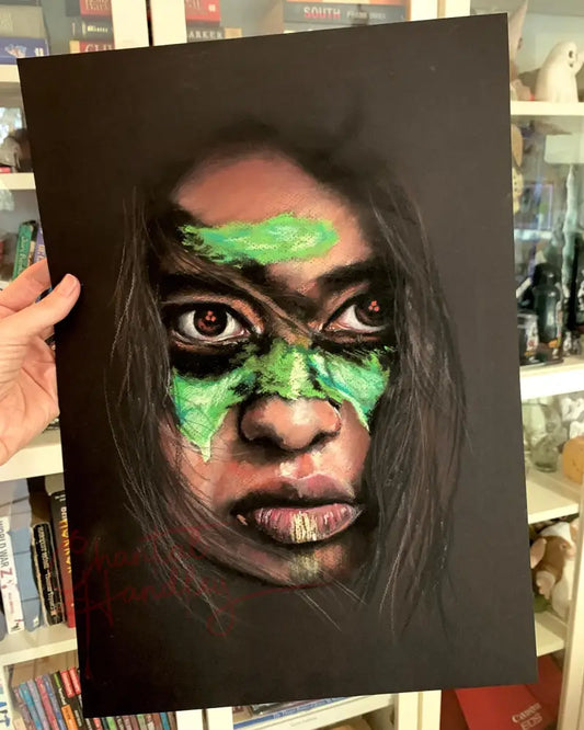 ChantalLauraHandley ORIGINAL ARTWORK Naru - Prey - Original Pastel Artwork