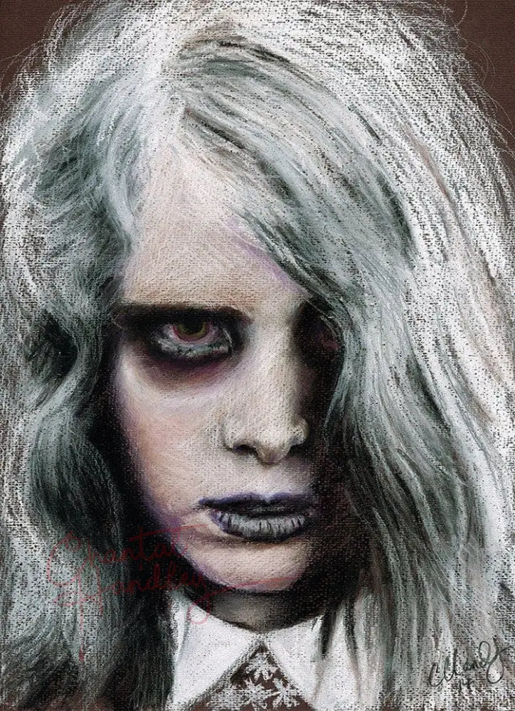 ChantalLauraHandley ORIGINAL ARTWORK Night of the Living Dead - Original Pastel Artwork
