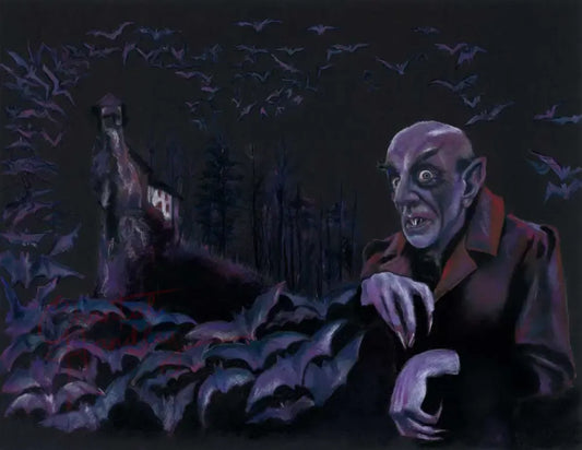 ChantalLauraHandley ORIGINAL ARTWORK Nosferatu Unbound - Original Pastel Artwork