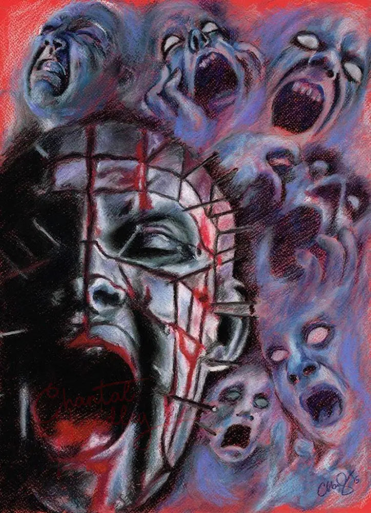 ChantalLauraHandley ORIGINAL ARTWORK Pleasure and Pain - Original Pastel Artwork