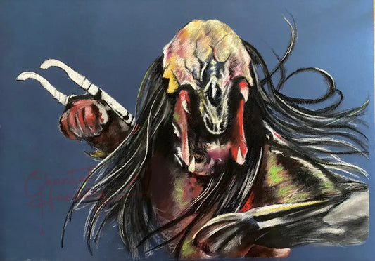 ChantalLauraHandley ORIGINAL ARTWORK PREDATOR - PREY - Original Pastel Artwork