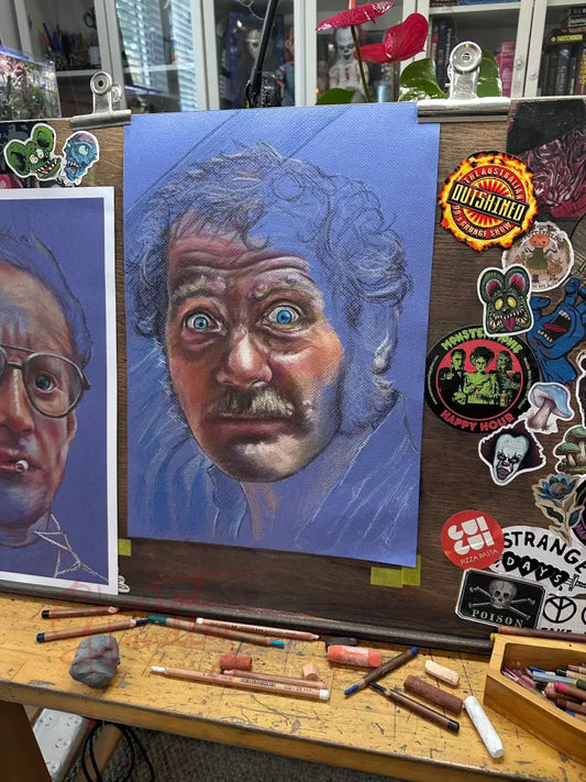 ChantalLauraHandley ORIGINAL ARTWORK Quint - Jaws