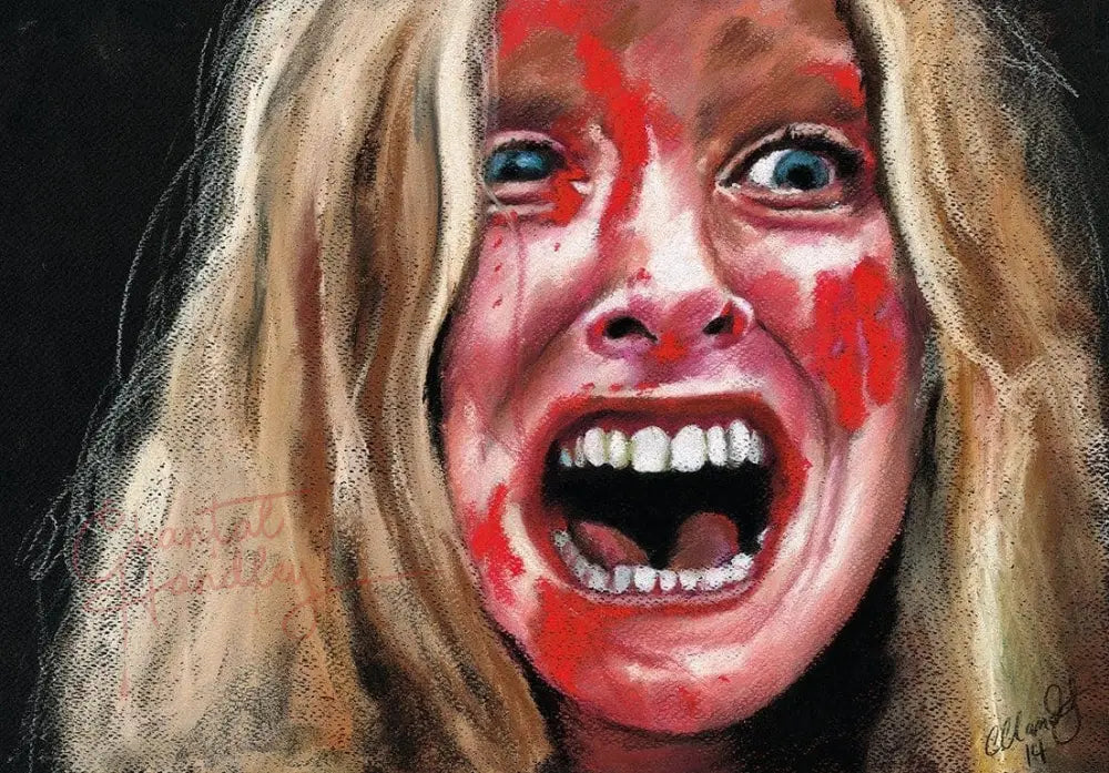 ChantalLauraHandley ORIGINAL ARTWORK Sally Hardesty - Texas Chainsaw Massacre