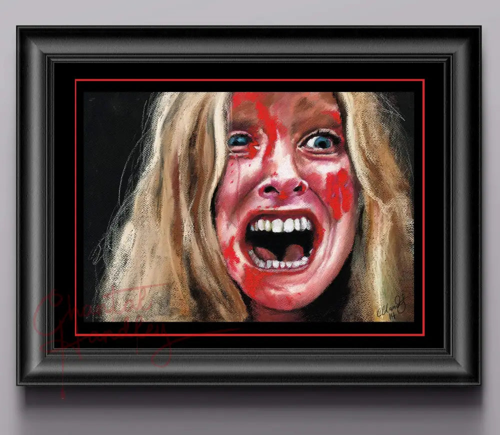 ChantalLauraHandley ORIGINAL ARTWORK Sally Hardesty - Texas Chainsaw Massacre