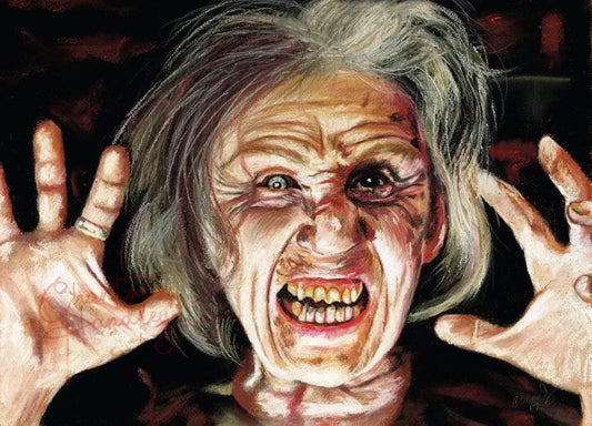 ChantalLauraHandley ORIGINAL ARTWORK Sylvia Ganush - Drag me to Hell.