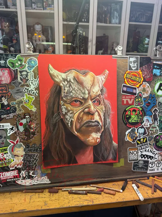 ChantalLauraHandley ORIGINAL ARTWORK The Grabber - The Black Phone.