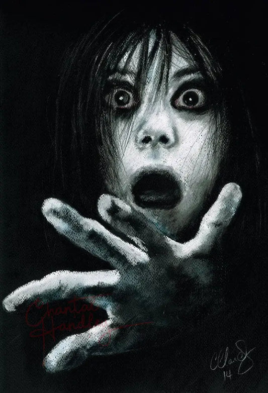 ChantalLauraHandley ORIGINAL ARTWORK The Grudge - Original Pastel Artwork