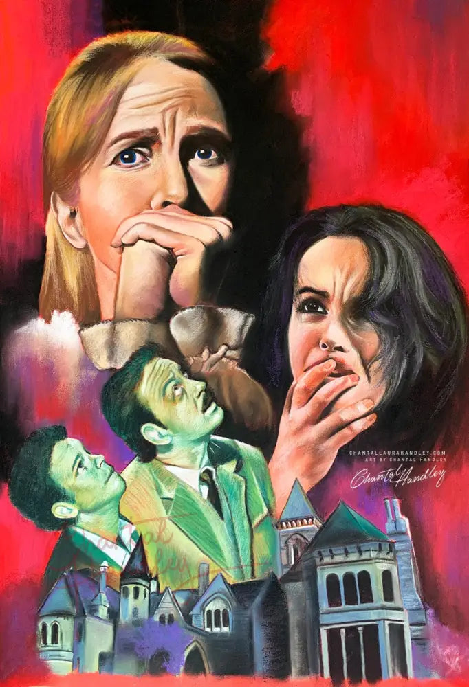 ChantalLauraHandley ORIGINAL ARTWORK 86cm x 61cm The Haunting - Original Pastel Artwork