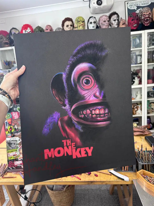 ChantalLauraHandley ORIGINAL ARTWORK The Monkey - Original Pastel Artwork