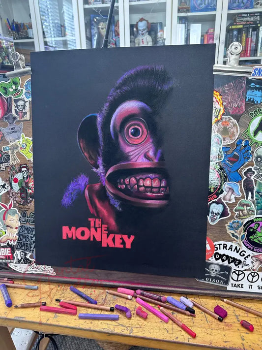 ChantalLauraHandley ORIGINAL ARTWORK The Monkey - Original Pastel Artwork