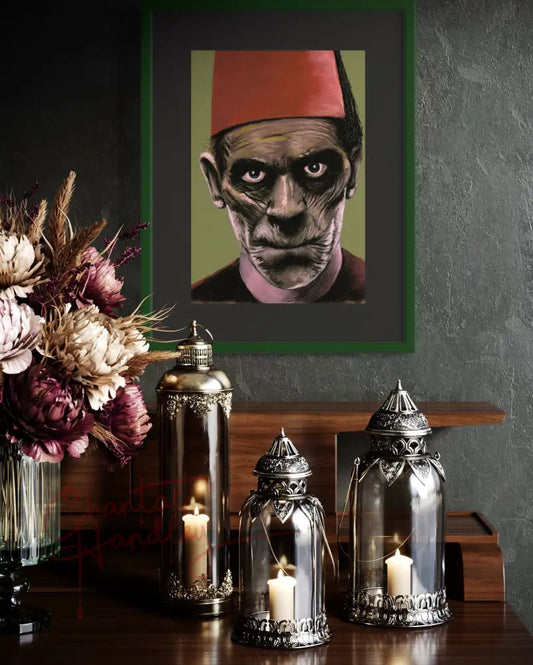 ChantalLauraHandley ORIGINAL ARTWORK The Mummy - Original Pastel Artwork