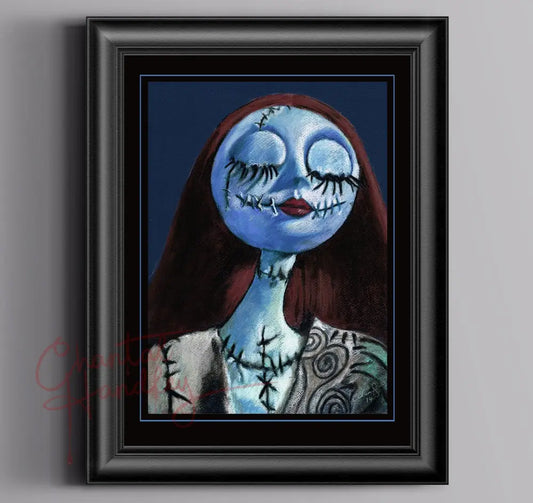 ChantalLauraHandley ORIGINAL ARTWORK The Nightmare before Christmas - Sally
