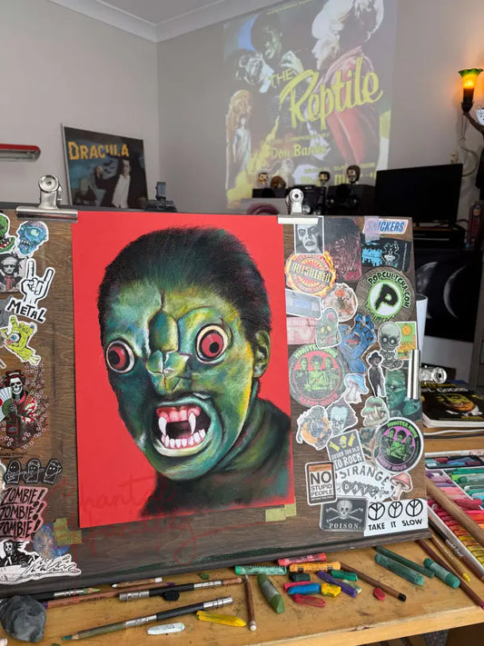 ChantalLauraHandley ORIGINAL ARTWORK The Reptile - Original Work