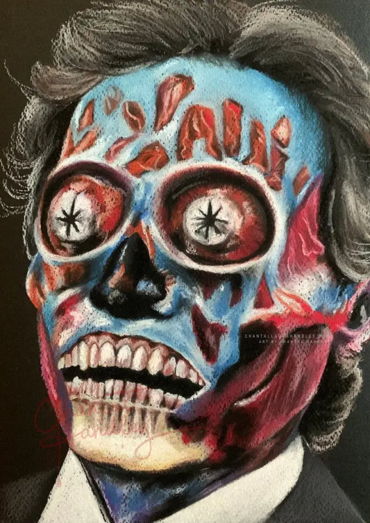ChantalLauraHandley ORIGINAL ARTWORK They Live - Original Pastel Artwork