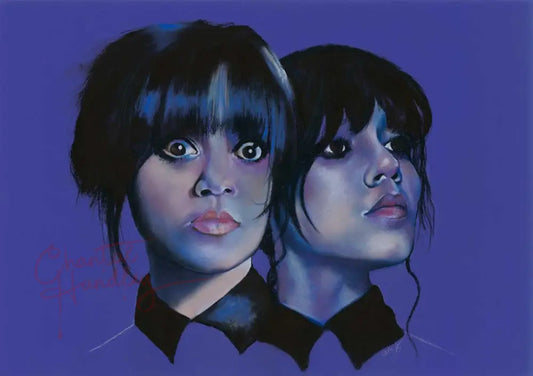 ChantalLauraHandley ORIGINAL ARTWORK Wednesday - Original Pastel Artwork