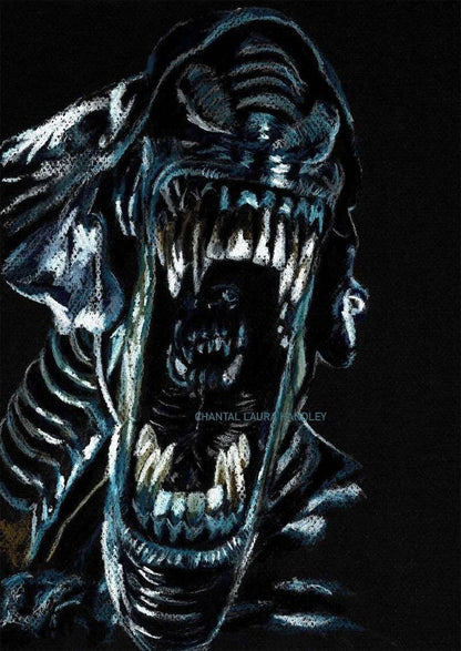 ChantalLauraHandley ART PRINT Alien - Xenomorph