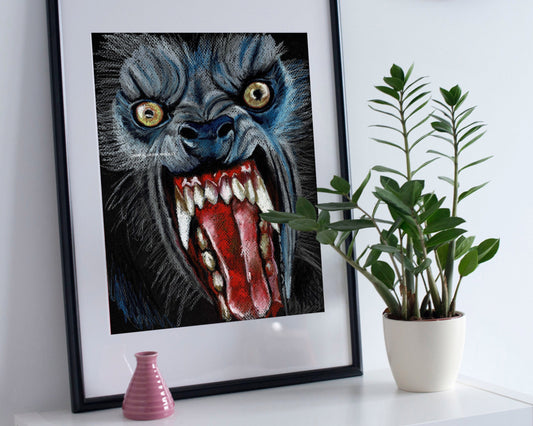 ChantalLauraHandley ART PRINT American Werewolf in London