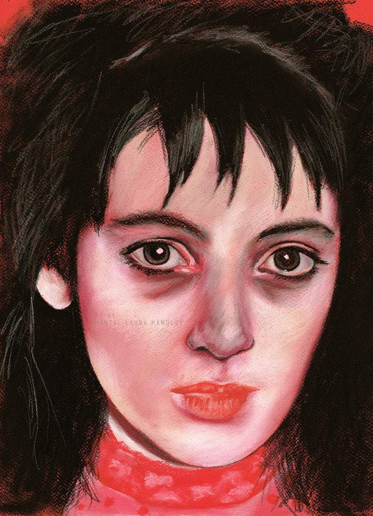 BEETLEJUICE - LYDIA DEETZ - Art Print ChantalLauraHandley