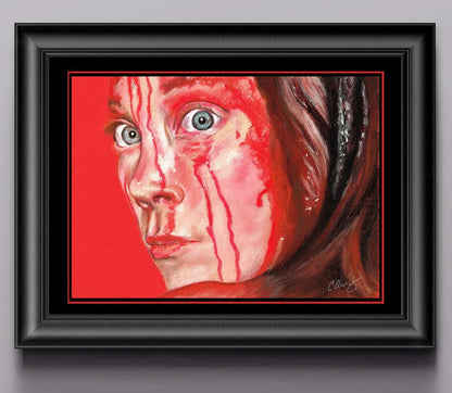 ChantalLauraHandley ORIGINAL ARTWORK CARRIE - Original Pastel Artwork