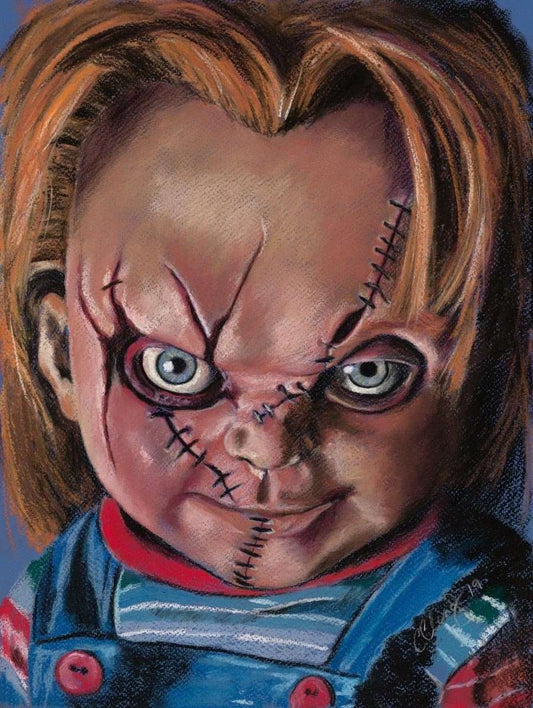 CHILDS PLAY - CHUCKY - Art Print ChantalLauraHandley