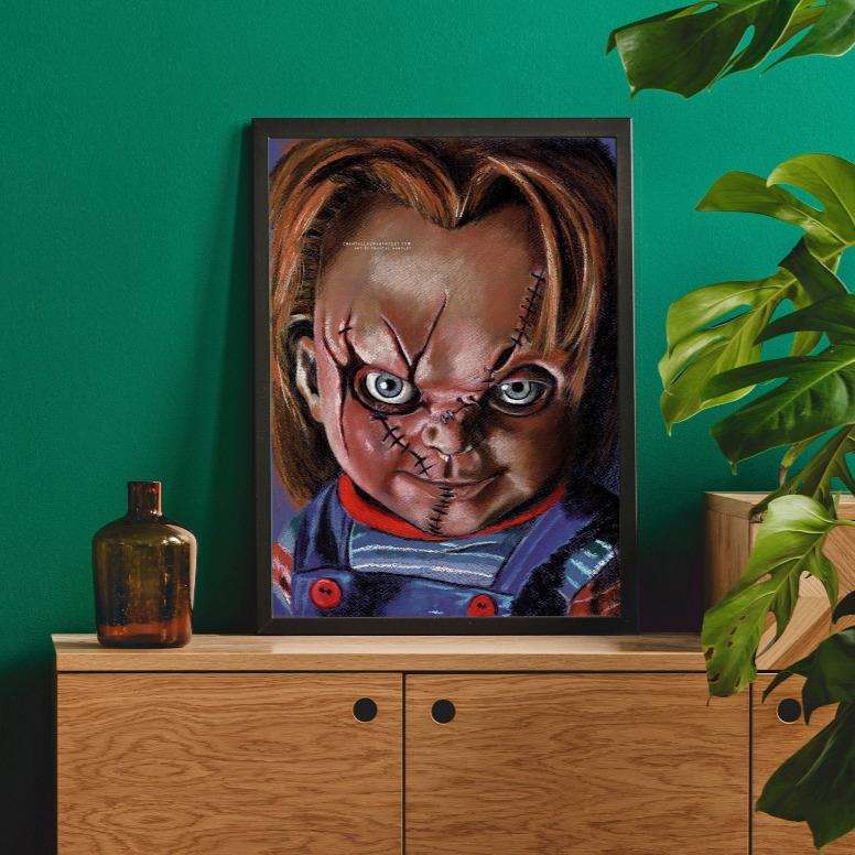 CHILDS PLAY - CHUCKY - Art Print ChantalLauraHandley