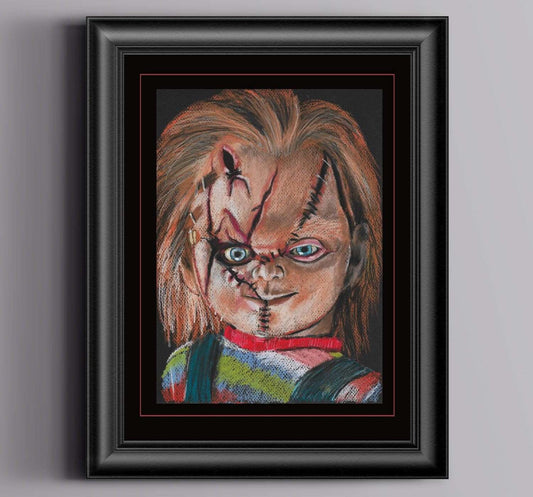 ChantalLauraHandley ORIGINAL ARTWORK CHILDS PLAY - Original Pastel Artwork