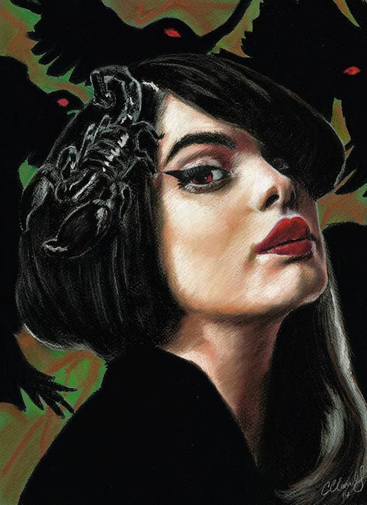 ChantalLauraHandley ART PRINT 11.7 x 16.5 in The Dark Tempest - Witch
