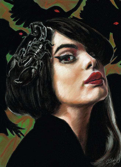 ChantalLauraHandley ORIGINAL ARTWORK DARK TEMPEST - Original Pastel Artwork