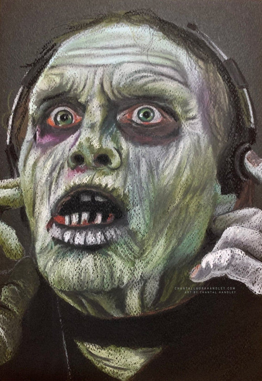 DAY OF THE DEAD - Bub - Original Pastel Artwork ChantalLauraHandley