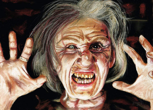 DRAG ME to HELL - Original Pastel Artwork ChantalLauraHandley