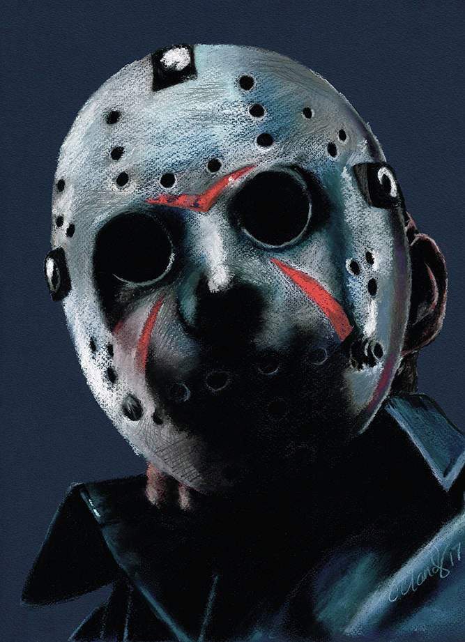 FRIDAY THE 13TH - JASON VOORHEES - Art Print ChantalLauraHandley