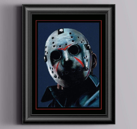 ChantalLauraHandley ORIGINAL ARTWORK FRIDAY THE 13TH - Original Pastel Artwork