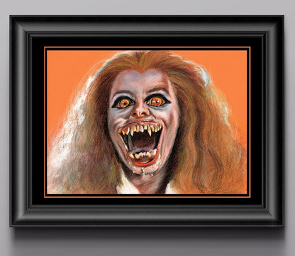 ChantalLauraHandley ORIGINAL ARTWORK FRIGHT NIGHT - Original Pastel Artwork