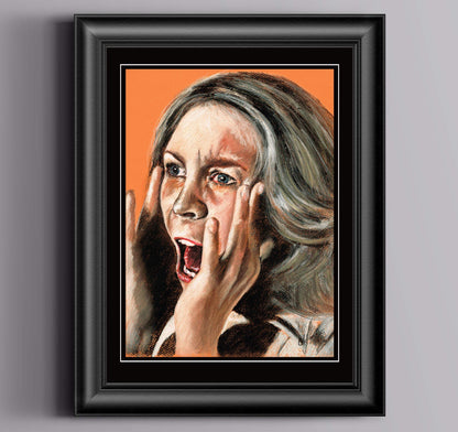ChantalLauraHandley ORIGINAL ARTWORK Laurie Strode - Original Pastel Artwork