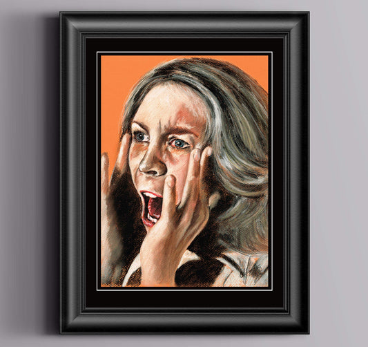 ChantalLauraHandley ORIGINAL ARTWORK Laurie Strode - Original Pastel Artwork