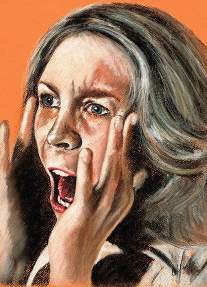 ChantalLauraHandley ORIGINAL ARTWORK Laurie Strode - Original Pastel Artwork