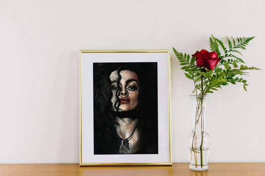 ChantalLauraHandley ART PRINT 11.6 x 16.5 Bellatrix LeStrange - Harry Potter
