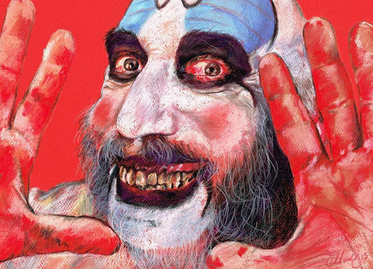 HOUSE of 1000 CORPSES - CAPTAIN SPAULDING - Original Pastel Artwork ChantalLauraHandley