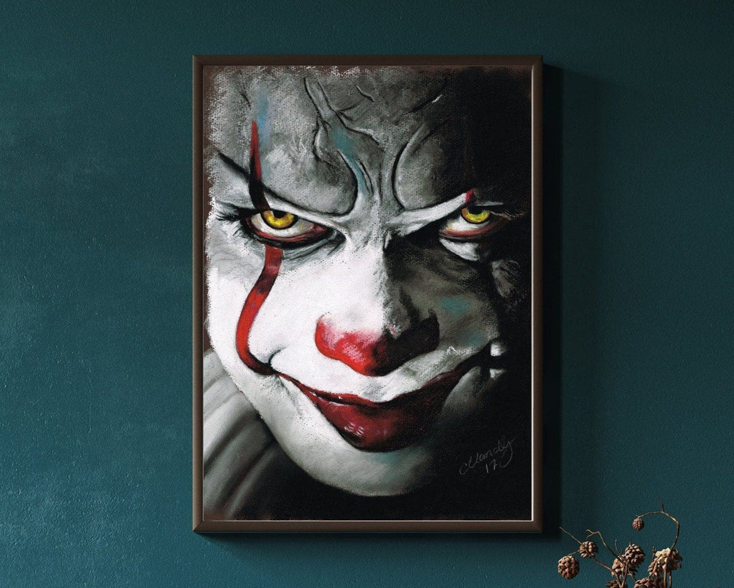 IT MOVIE - PENNYWISE - Art Print ChantalLauraHandley