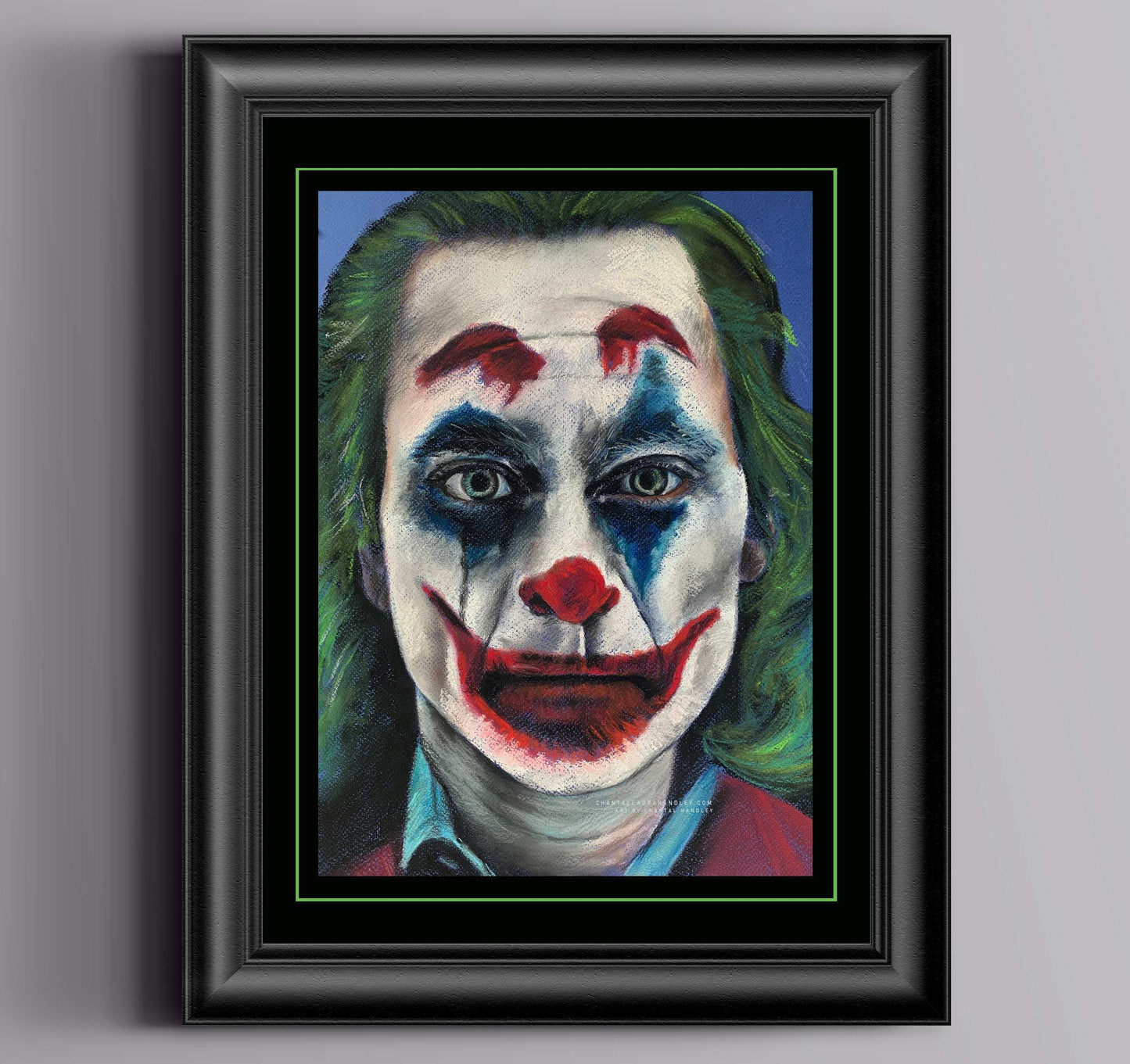 JOKER - Original Pastel Artwork ChantalLauraHandley