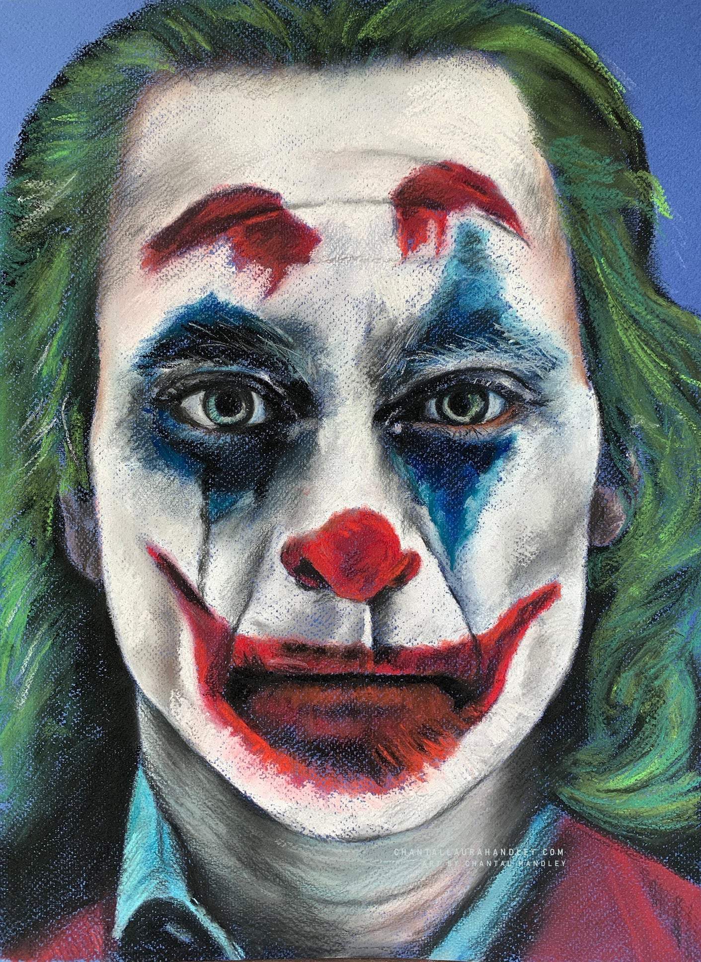 JOKER - Original Pastel Artwork ChantalLauraHandley